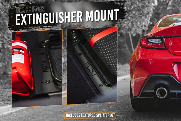 FLOW Designs  ZD8 BRZ Full Lip Splitter Set (TEXTURED BLACK) - MODE Auto Concepts