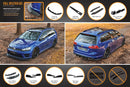 FLOW Designs  MK7 Golf R Wagon - Full Lip Splitter Set - MODE Auto Concepts