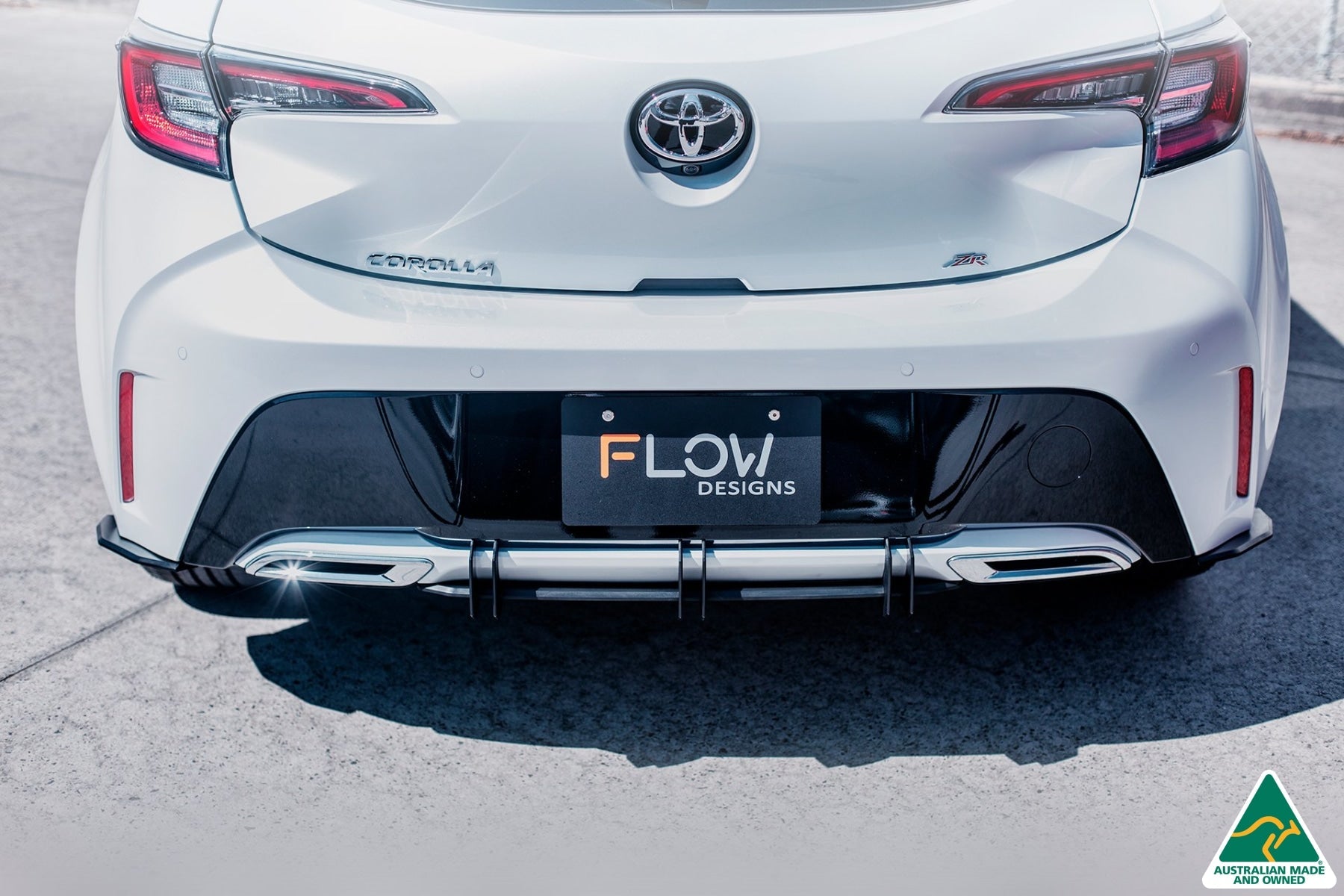 FLOW Designs  Corolla MZEA12R/ZWE211R 2018-2022 Flow-Lock Rear Diffuser - MODE Auto Concepts