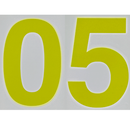 Motorsport Australia Fluro Window Number Stickers-1