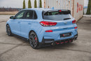 Maxton Design Racing Durability Rear Diffuser V2 Hyundai I30 N MK3 Hatchback