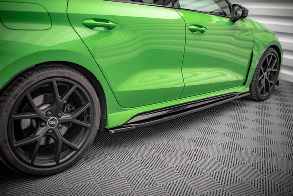 Maxton Design Audi RS3 8Y Sedan & Sportback Body Kit – Gloss Black ABS