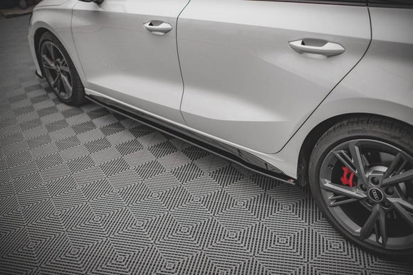 Maxton Design Racing Durability Side Skirts Audi S3 8Y / A3 S-Line 8Y Street Pro