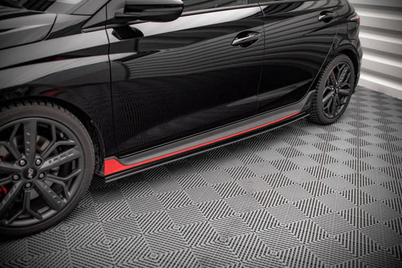 Maxton Design Racing Durability Side Skirts Hyundai i20 N Mk3 Street Pro