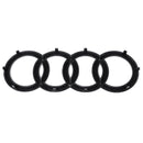 Emblex Audi Style Rings Gloss Black Front Grille Badge Emblem for Audi A3 S3 RS3 8V A4 S4 RS4 B8 A5 A5 RS5 B8 - MODE Auto Concepts