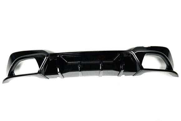 Exon Gloss Black Competition Rear Diffuser w. Quad Outlet for BMW 3-Series LCI G20/G21 M-Sport - MODE Auto Concepts