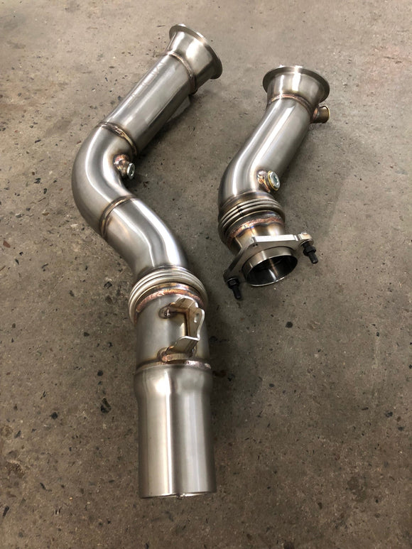 MODE Design Performance Decatted/Catless Downpipe suits X3M/X4M (F97/F98) S58 - MODE Auto Concepts
