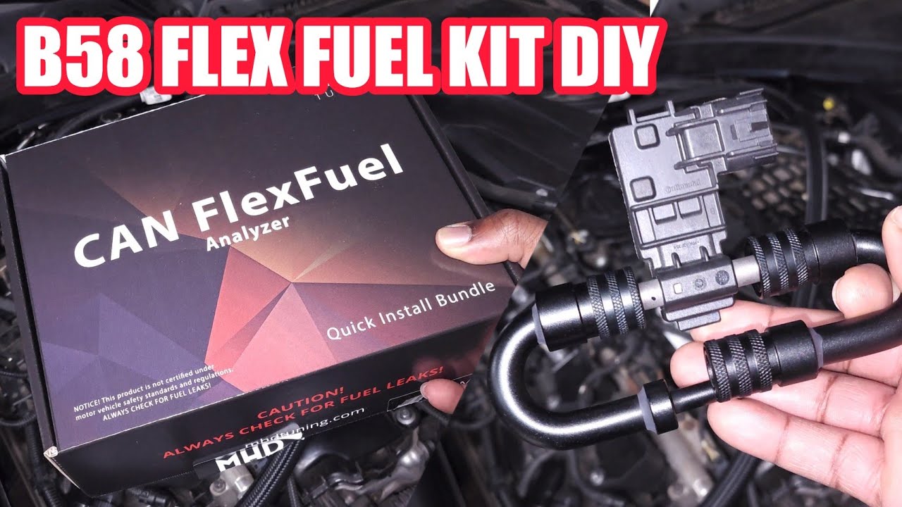 MHD Flex Fuel Analyzer Kit for B58 G-Series Gen 2 BMW M240I F42 M340I G20 M440I G22 - CAN Enabled - MODE Auto Concepts