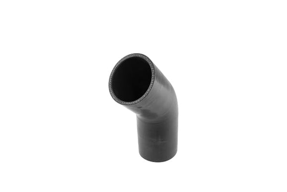 Turbosmart  Silicon 45 Degree Silicon Hose - Elbow 2.50" (Black)