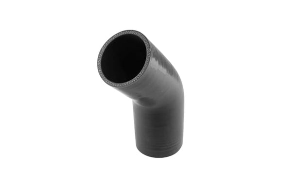Turbosmart  Silicon 45 Degree Reducer - Elbow 2.50"-2.75" (Black)