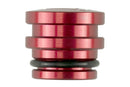 Turbosmart  Oil Cap Insert - Blank - Red-2