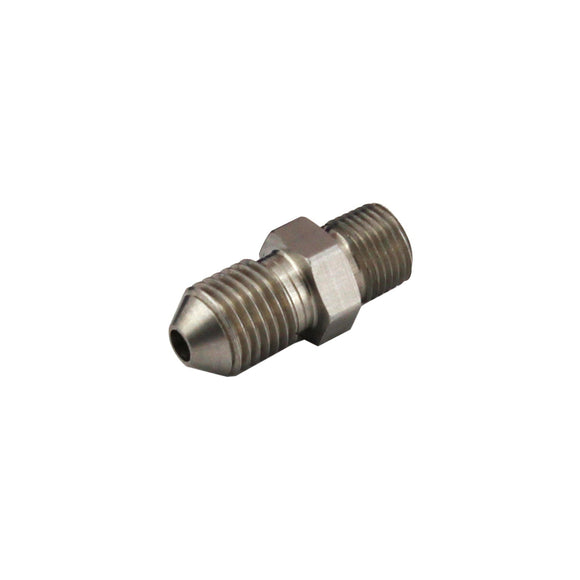 Turbosmart  1/8" NPT to -4AN male - Stainless Steel