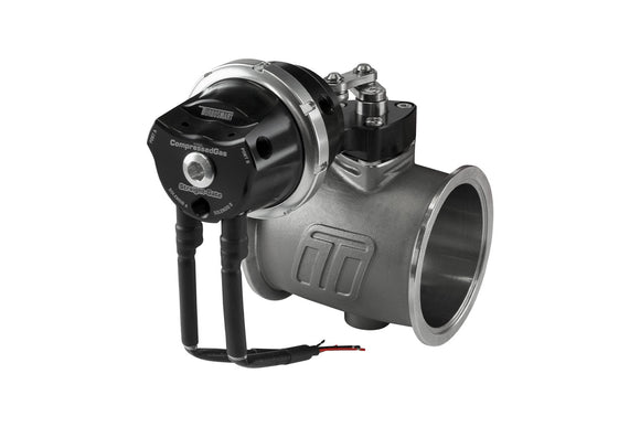 Turbosmart  Compressed Gas (CO2) StraightGate76 - Inbuilt Solenoids - 7PSI Black (Control In Cap CO2 Boost Control)