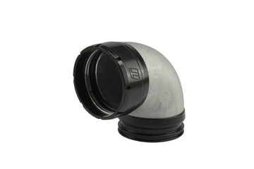 Turbosmart  LockSleeve Turbo Adapter Compressor Outlet 2.50" to 90 Elbow Vibrant 2.50"