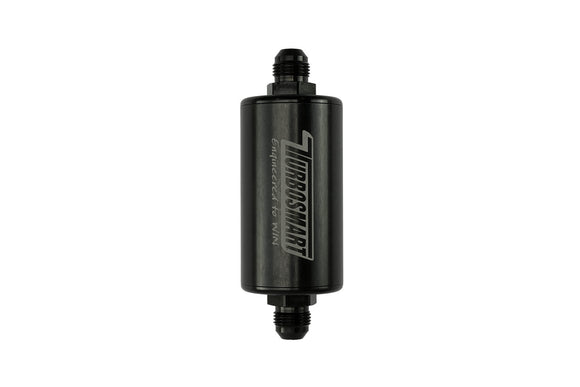 Turbosmart  Inline Fuel Filter 10um 8AN Black