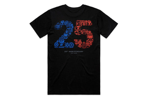 Turbosmart  Turbosmart 25th Anniversary (Limited Edition) Black T-Shirt - XXL
