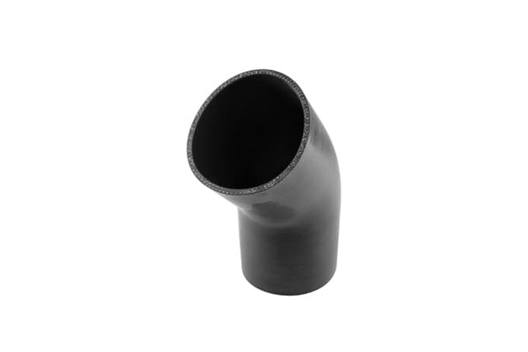 Turbosmart  Silicon 45 Degree Silicon Hose - Elbow 4.00" (Black)