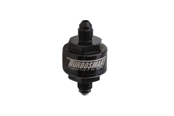 Turbosmart  Billet Turbo Oil Feed Filter 44um -3AN - Black