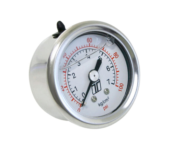 Turbosmart  Gauge 0-100psi - Liquid Filled Suit FPR & OPR Series