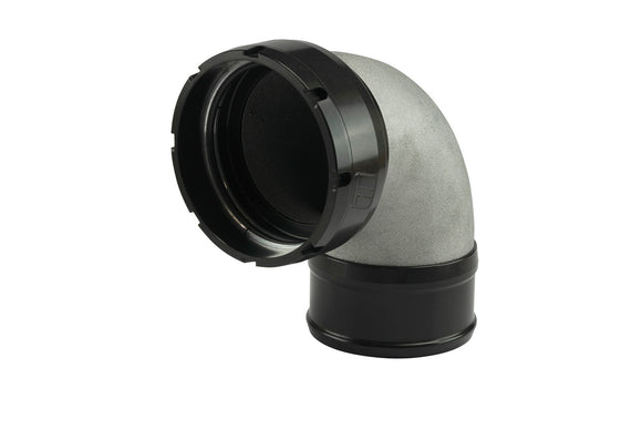 Turbosmart  LockSleeve Turbo Adapter Compressor Outlet 3.00" to 90 Elbow Hose Barb 3.00"