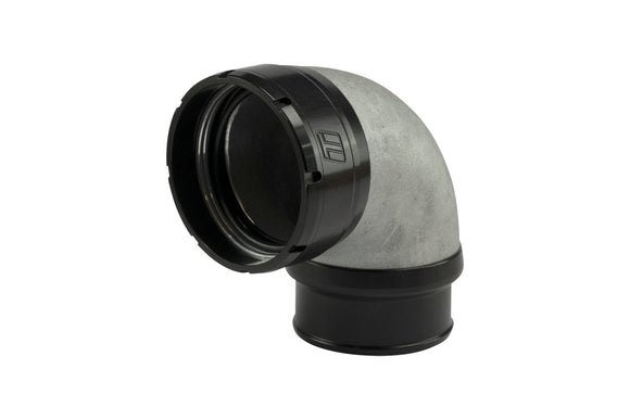 Turbosmart  LockSleeve Turbo Adapter Compressor Outlet 2.50" to 90 Elbow Hose Barb 2.50"
