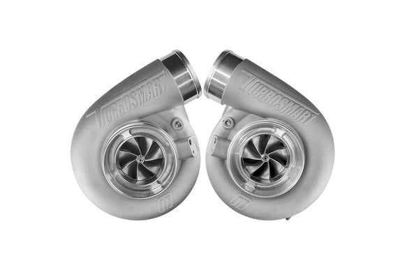 Turbosmart  Mirror Twin Turbo Package - TS-1-7675C V-Band 0.96AR Oil Cooled Turbos