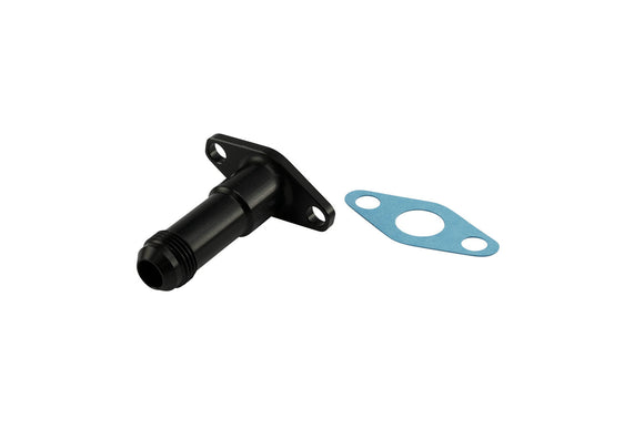 Turbosmart  50.8mm 10AN 75mm Extended Oil Drain Black