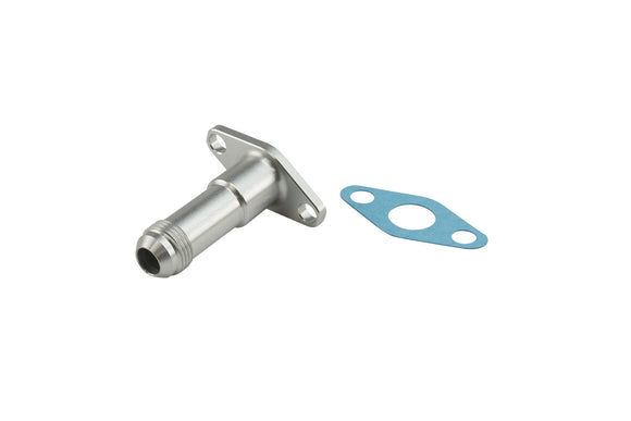 Turbosmart  50.8mm 10AN 75mm Extended Oil Drain Silver