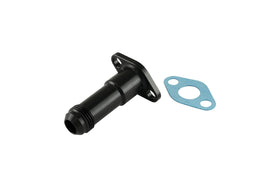 Turbosmart  38.1mm 10AN 75mm Extended Oil Drain Black