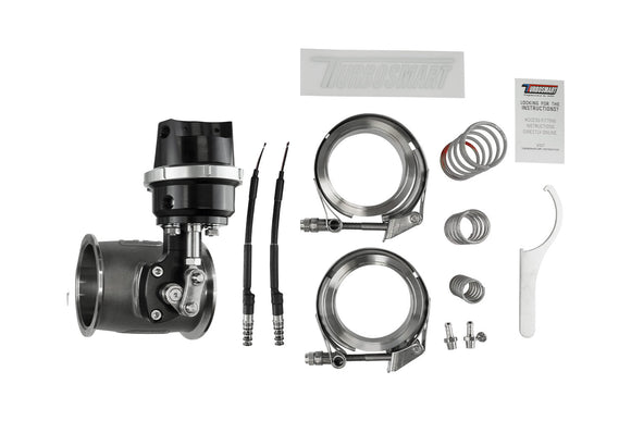 Turbosmart  Compressed Gas (CO2) StraightGate76 - Inbuilt Solenoids - 7PSI Black (Control In Cap CO2 Boost Control)