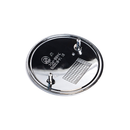 Emblex BMW Style Stealth Black / White Hood Badge Emblem 82mm for BMW E-Series 1M E82 M3 E90 E92 M5 E60 M6 E63 & 1 3 5 6 7 Series E88 E91 E61 E64 E65 - MODE Auto Concepts