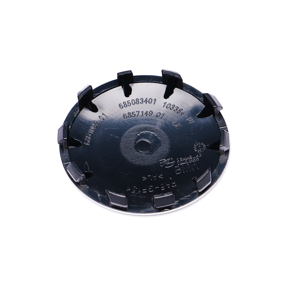 Emblex BMW Style Stealth Black / White Wheel Center Cap 56mm for BMW 1 2 3 5 7 8 X1 X2 X3 X4 X5 X6 X7 - MODE Auto Concepts