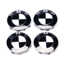 Emblex BMW Style Stealth Black / White Wheel Center Cap 56mm for BMW 1 2 3 5 7 8 X1 X2 X3 X4 X5 X6 X7 - MODE Auto Concepts