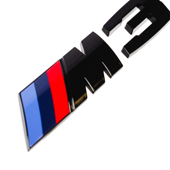 Emblex Gloss Black M3 Badge Trunk Emblem for BMW M3 F80 - MODE Auto Concepts
