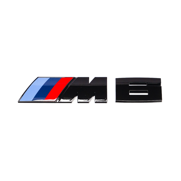 Emblex Gloss Black M6 Badge Trunk Emblem for BMW M6 F06 F12 F13 - MODE Auto Concepts