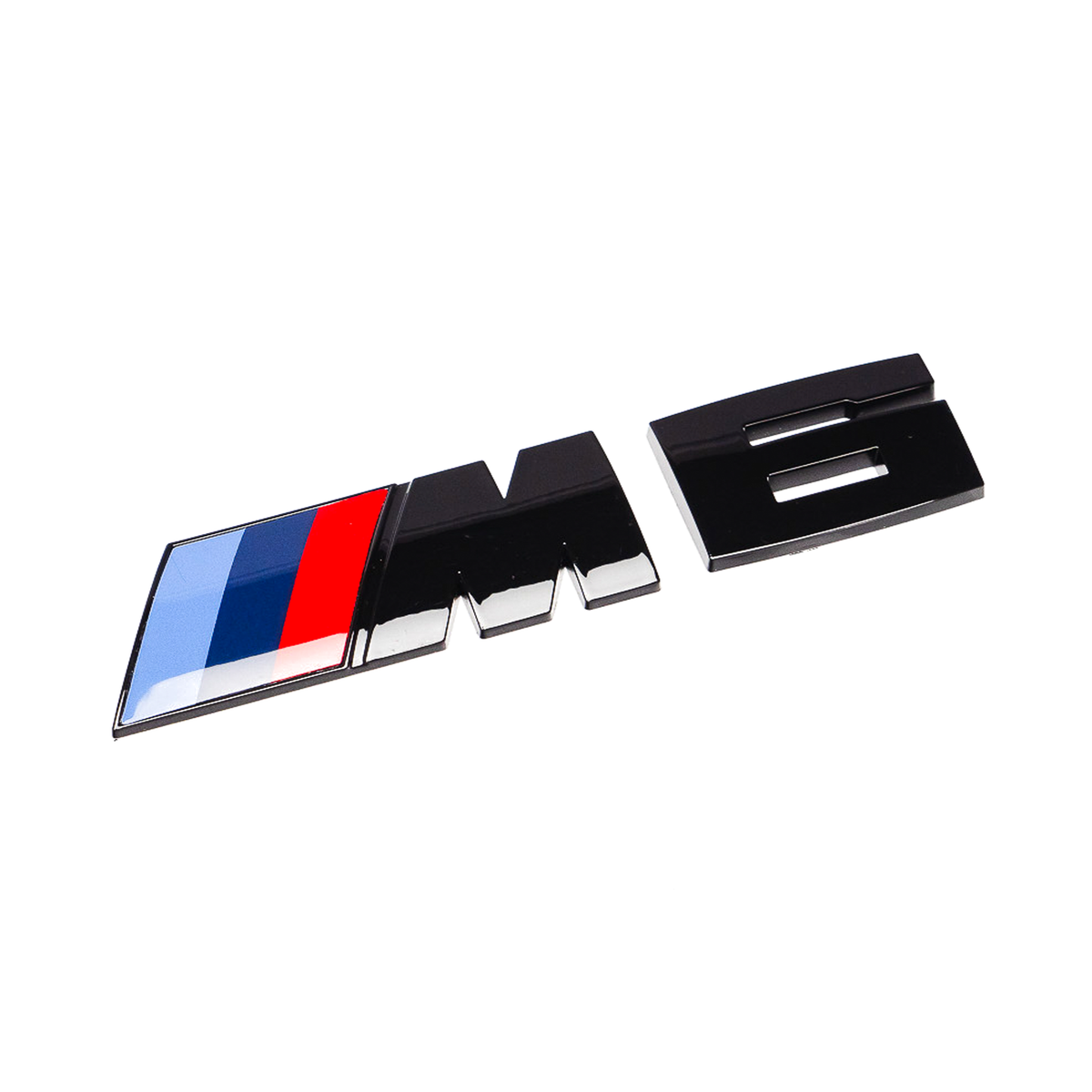 BMW F06 F12 F13 Painted Gloss Black M6 Rear Trunk Emblem BMW F06 F12 F13 Painted Gloss Black M6 Rear Trunk Emblem