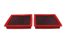 BMC Air Filter suit Nissan 350Z 370Z inc. NISMO Skyline 250GT 350GT V36 & Infiniti G25 G35 G37 Q40 Q60 QX50 2.5 3.5 3.7 V6- FB483/20 (Twin Kit)-1