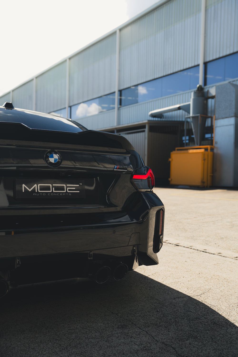 Aileron de coffre Exon Gloss Black M Performance Style pour BMW M2 F87 inc. Compétition &amp; Série 2 F22