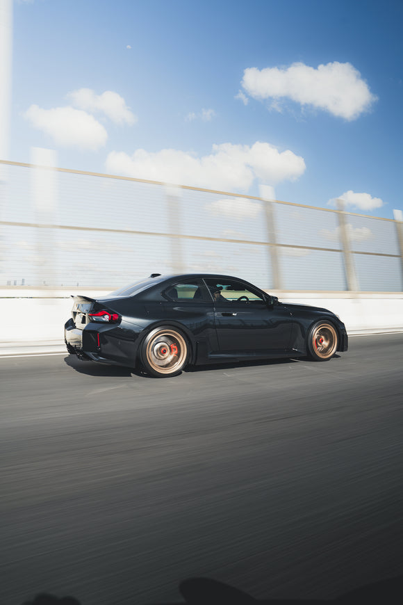 Exon Gloss Black M Performance Style Side Winglet Splitters for BMW M2 G87 - MODE Auto Concepts