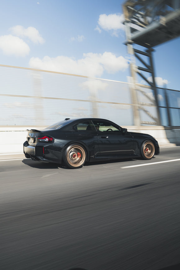 Exon Gloss Black M Performance Style Side Winglet Splitters for BMW M2 G87 - MODE Auto Concepts