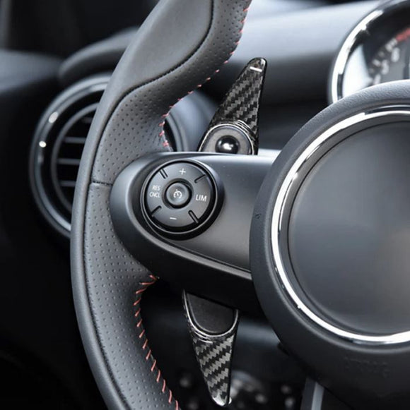 Carbon Paddle Shifters for Mini Cooper Convertible Clubman Countryman S JCW F54 F55 F56 F57 F60