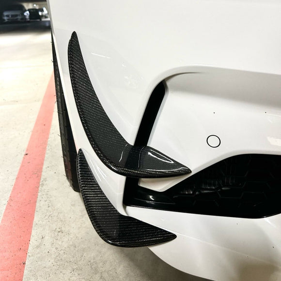 Carbon Pre-Preg Front Bumper Canards for BMW M2 Competition F87 (2019-2021) - MODE Auto Concepts