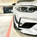 Carbon Pre-Preg Front Bumper Canards for BMW M2 Competition F87 (2019-2021) - MODE Auto Concepts