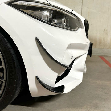 Carbon Pre-Preg Front Bumper Canards for BMW M2 Competition F87 (2019-2021) - MODE Auto Concepts
