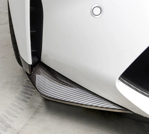 Carbon Pre-Preg Front Side Splitter for BMW M3 G80 G81 M4 G82 G83 - MODE Auto Concepts