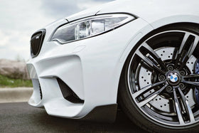 Carbon Pre-Preg M Performance Style Front Splitter Winglets for BMW M2 inc. Competition F87 (16-21) - MODE Auto Concepts