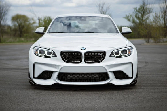 Carbon Pre-Preg M Performance Style Front Splitter Winglets for BMW M2 inc. Competition F87 (16-21) - MODE Auto Concepts