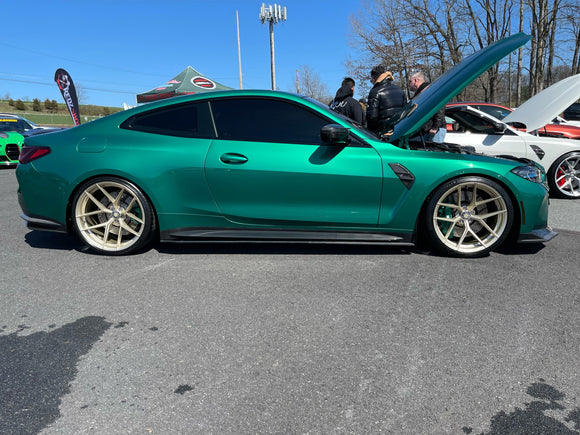 Carbon Pre-Preg MHC Style Rear Side Splitter for BMW M3 G80 G81 M4 G82 G83 - MODE Auto Concepts