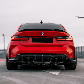 Carbon Pre-Preg MHC OE+ Style Rear Diffuser for BMW M3 G80 G81 M4 G82 G83 - MODE Auto Concepts