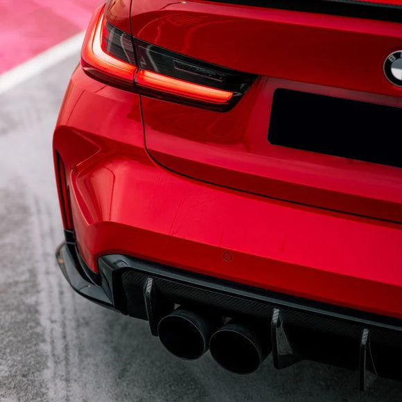 Carbon Pre-Preg MHC OE+ Style Rear Diffuser for BMW M3 G80 G81 M4 G82 G83 - MODE Auto Concepts